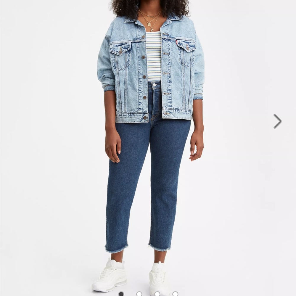 Levis wedgie straight high rise jeans